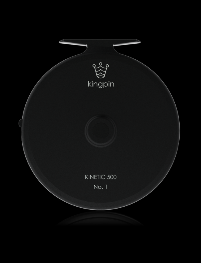 Kingpin Kinetic 500 Centerpin Reel - Black