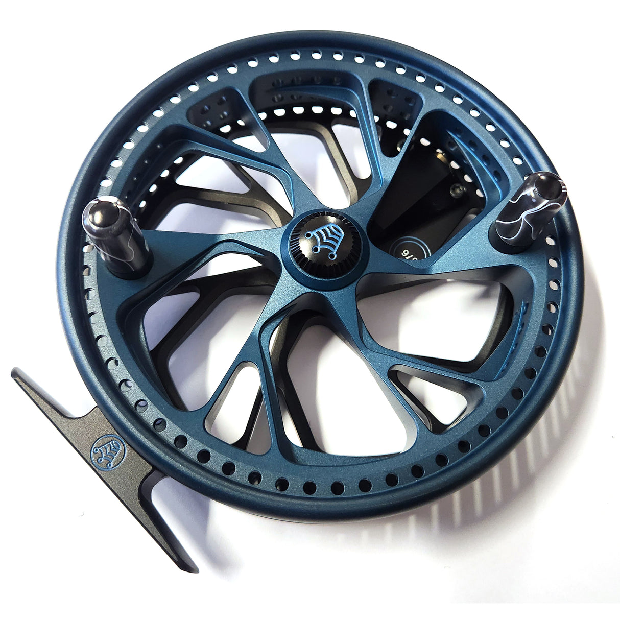 Kingpin Zodiac 500 Centerpin Reel - Navy & Black