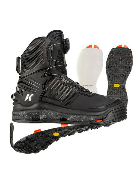 Korkers River OPS BOA Wading Boots with Felt and Vibram Soles FB5415-09 - 9