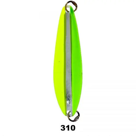 Silver Horde Kingfisher Spoon - Chartreuse/Silver/Green "Lemon Lime" 4131-000-310 - 3" Spoon