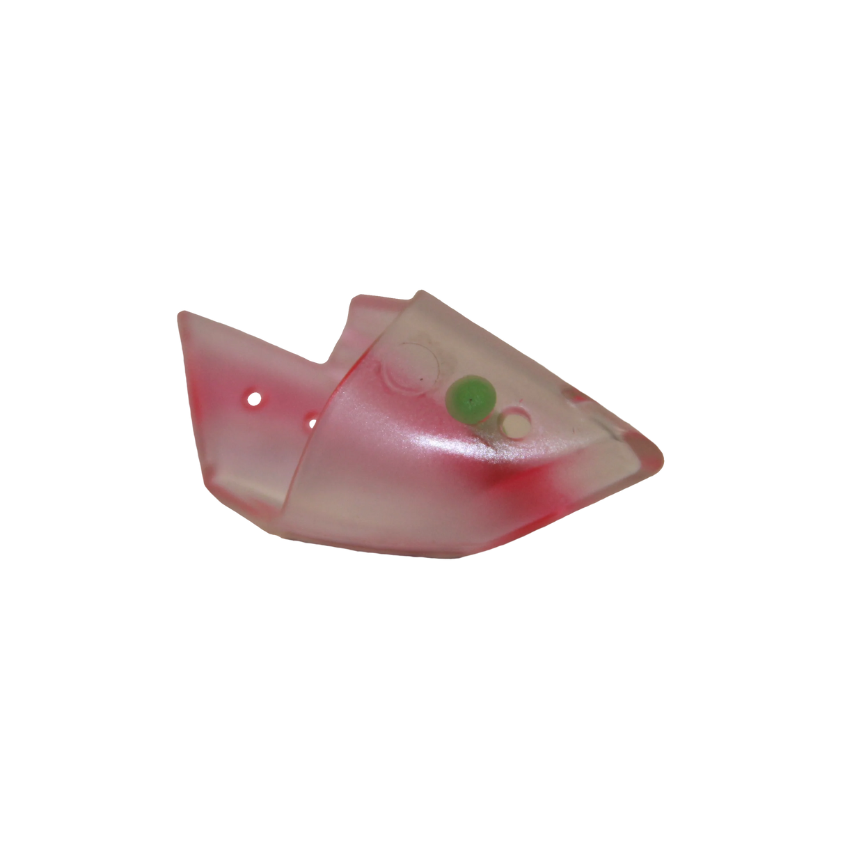 Lighthouse Anchovy Bait Holder - UV Clear Pink Stripe