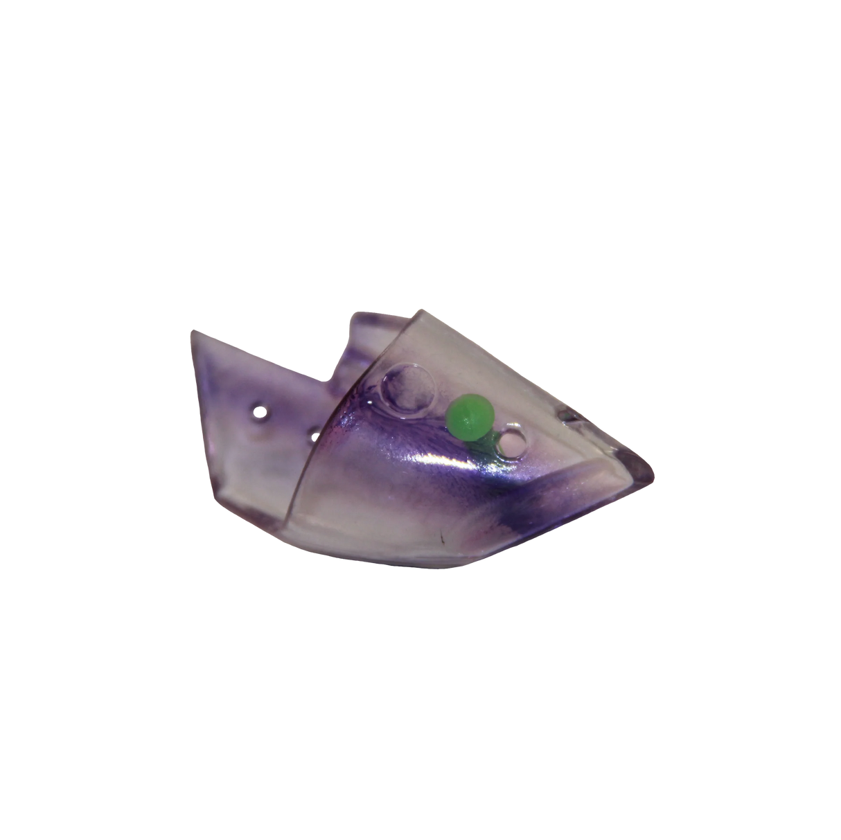 Lighthouse Lures Anchovy Bait Holder - UV Clear Purple Stripe