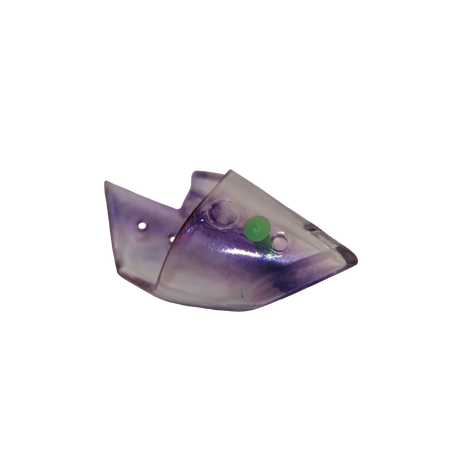 Lighthouse Lures Anchovy Bait Holder - UV Clear Purple Stripe