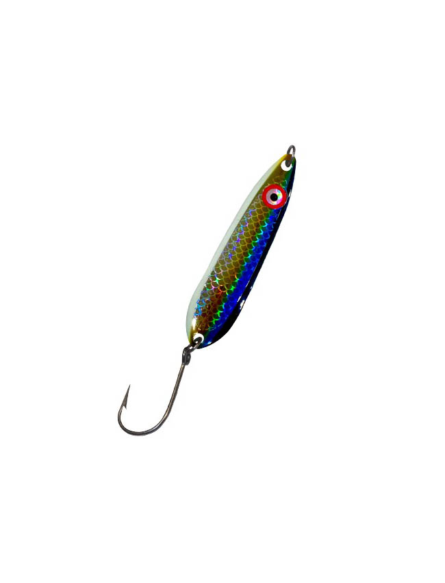Lighthouse Lure Big Eye Spoon - Glow Back Herring Aid - 3"