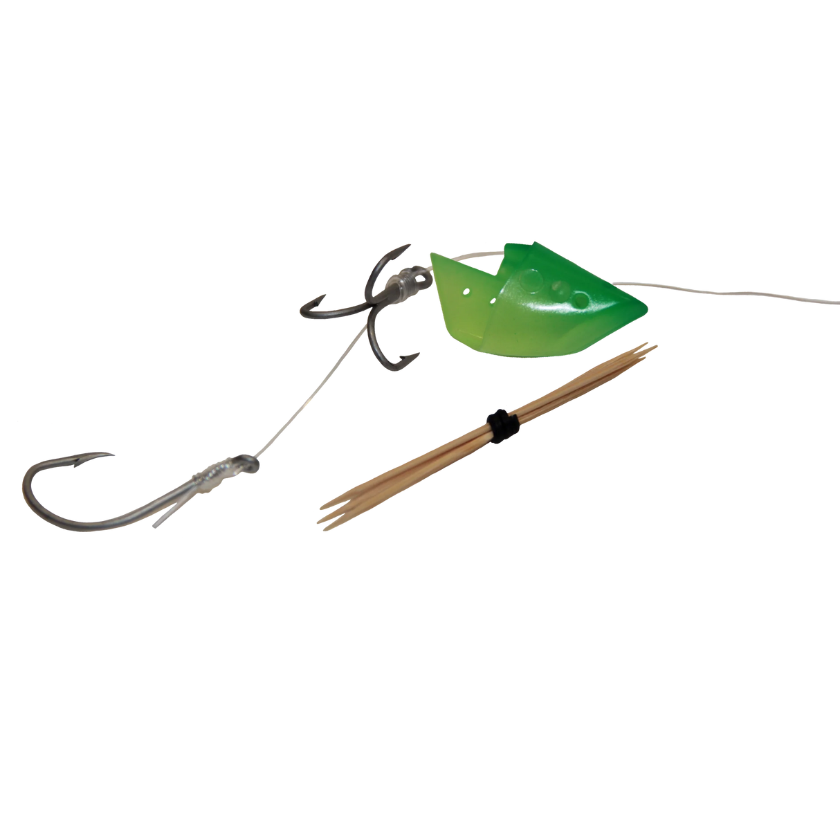 Lighthouse Lures Anchovy Bait Holder - Glow Green Chartreuse