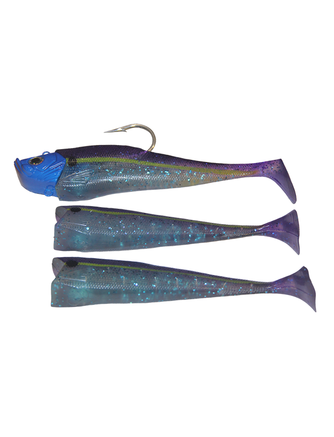 Lighthouse Lures 14oz MegaBite Swimtail Jig - Purple Crush