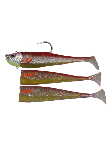 Lighthouse Lures 14oz MegaBite Swimtail Jig - Fireball