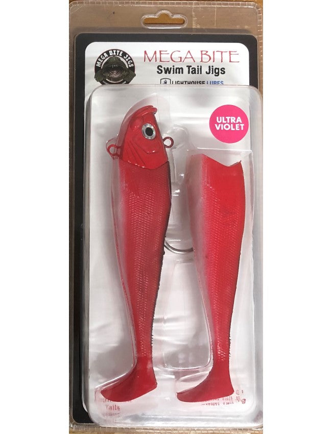 Lighthouse Mega Bite 11oz Swim Tail - Georgia Brown