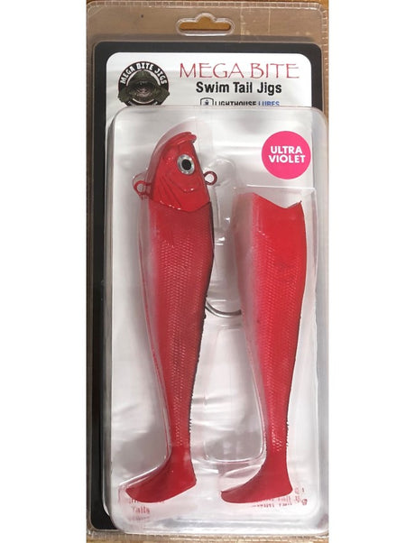 Lighthouse Mega Bite 11oz Swim Tail - Georgia Brown