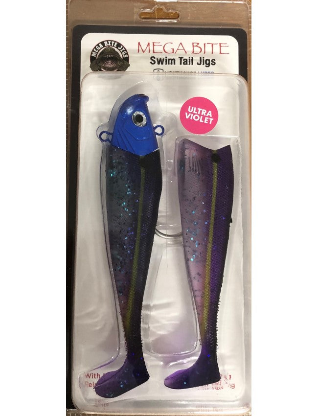 Lighthouse Mega Bite 11oz Swim Tail - Purple Crush