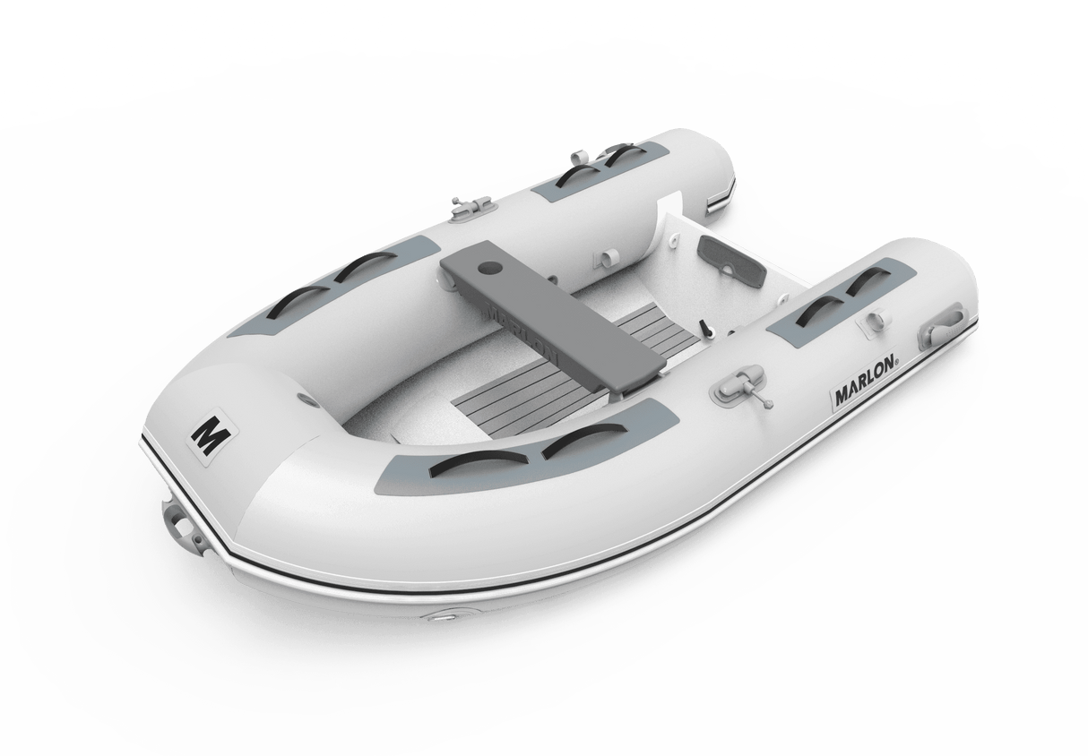 MARLON FEATHERLITE 250 & 270 INFLATABLE BOATS – WHITE/GREY