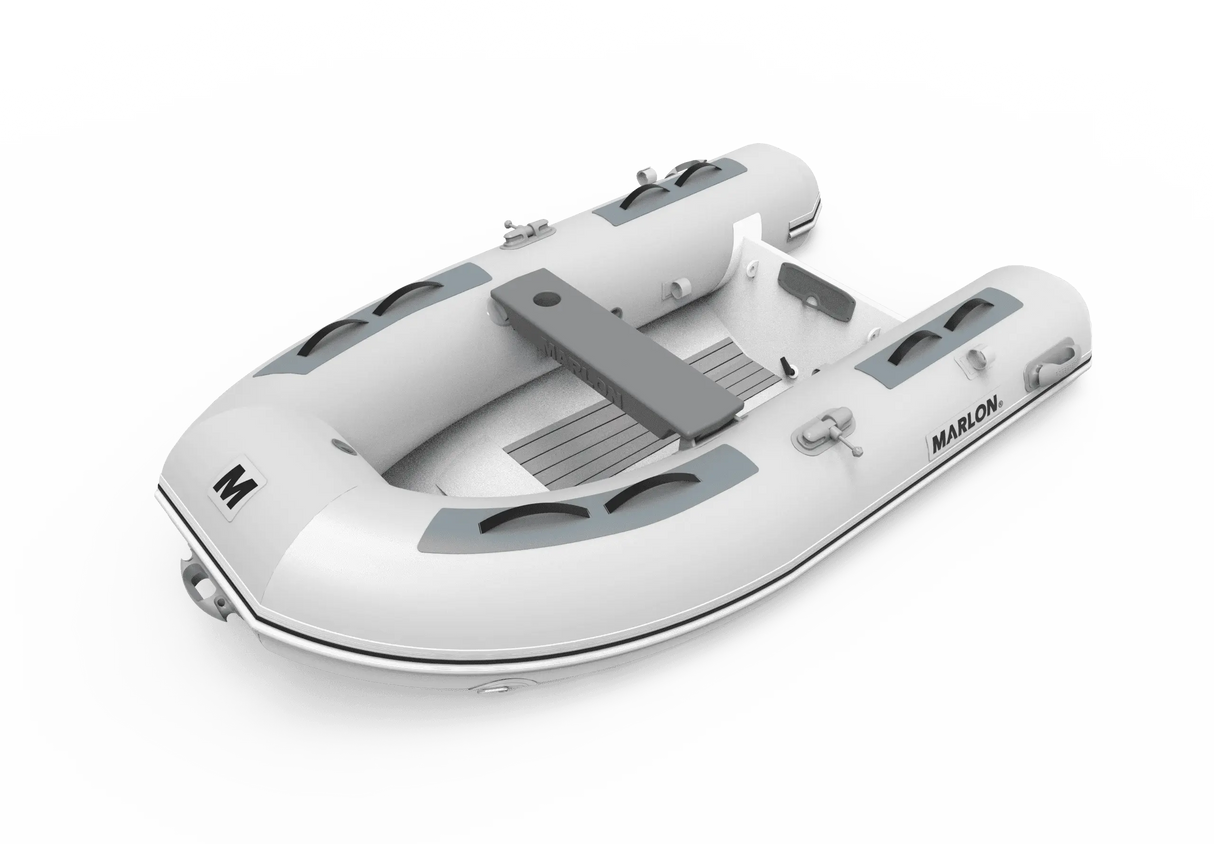 MARLON FEATHERLITE 250 & 270 INFLATABLE BOATS – WHITE/GREY Marlon