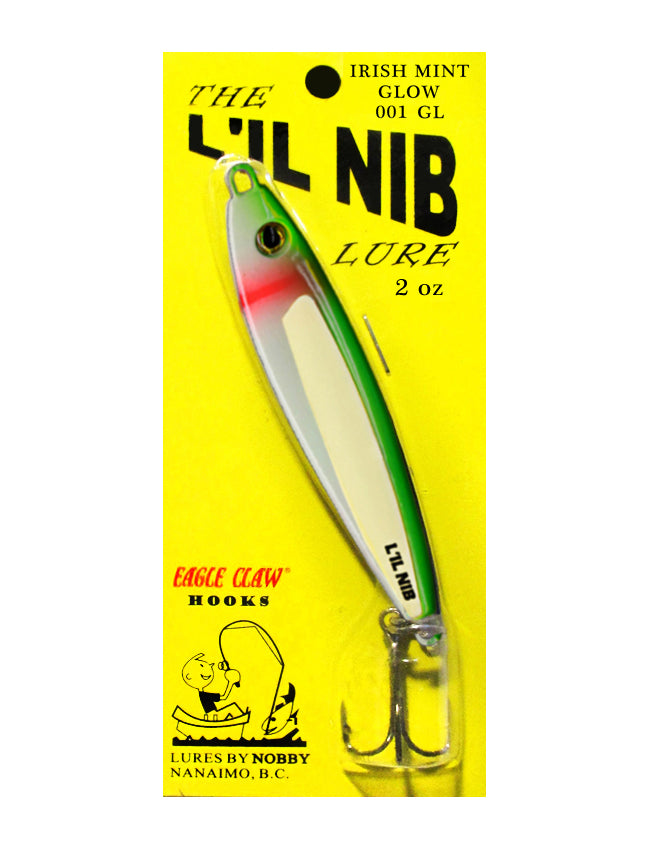 The L'IL NIB Lure Irish Mint Glow 2oz 001-GL