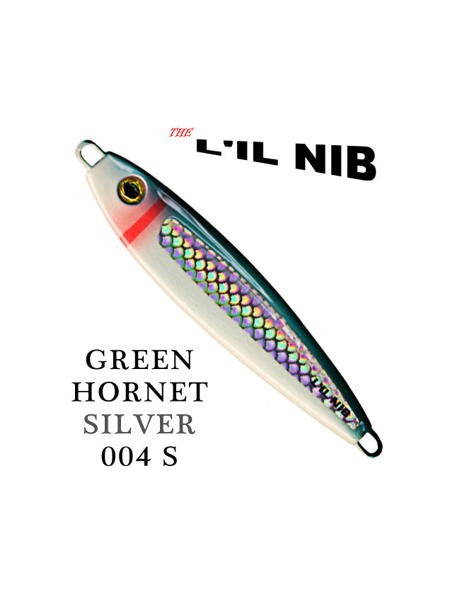 The L'IL NIB Lure Green Hornet Silver 2oz 004-S