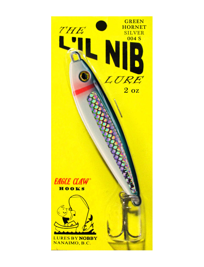 The L'IL NIB Lure Green Hornet Silver 2oz 004-S