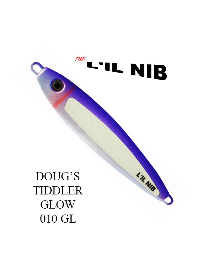 The L'IL NIB Lure Doug's Tiddler Glow 2oz 010-GL
