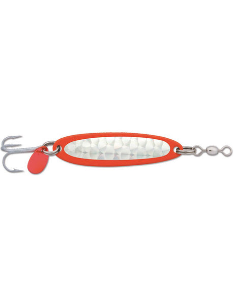 Luhr Jensen Krocodile Spoon - Fire Silver Prism Lite 1 - 9/16" - 3/16oz 1003-316-0157