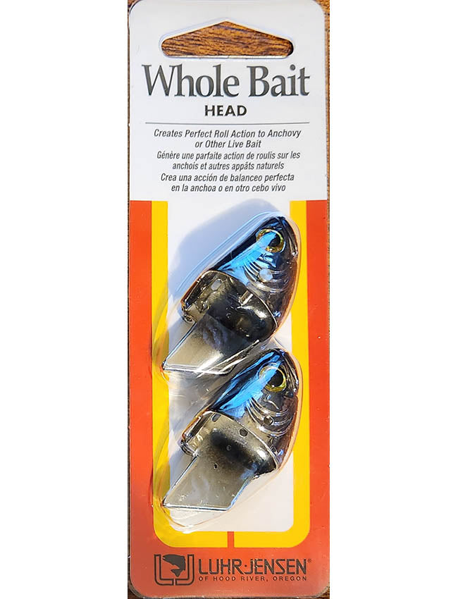 Luhr Jensen Whole Bait Head - Chrome Black 2320-000-1564