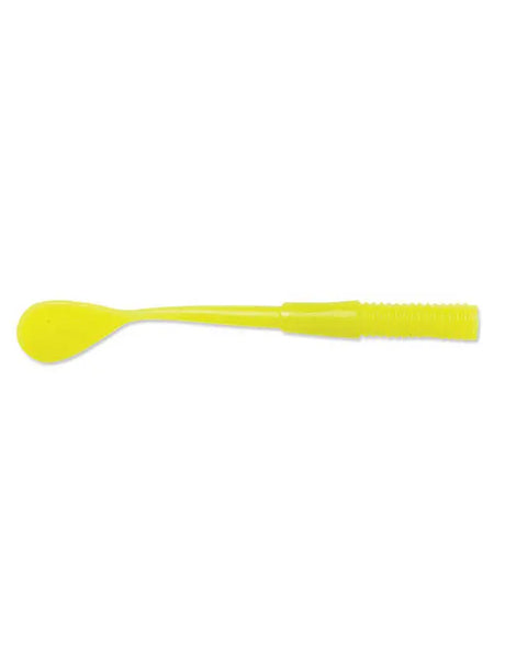 Luhr Jensen Steelhead Paddle Tail Worm 4" - UV Fluorescent Chartreuse 2610-003-1571
