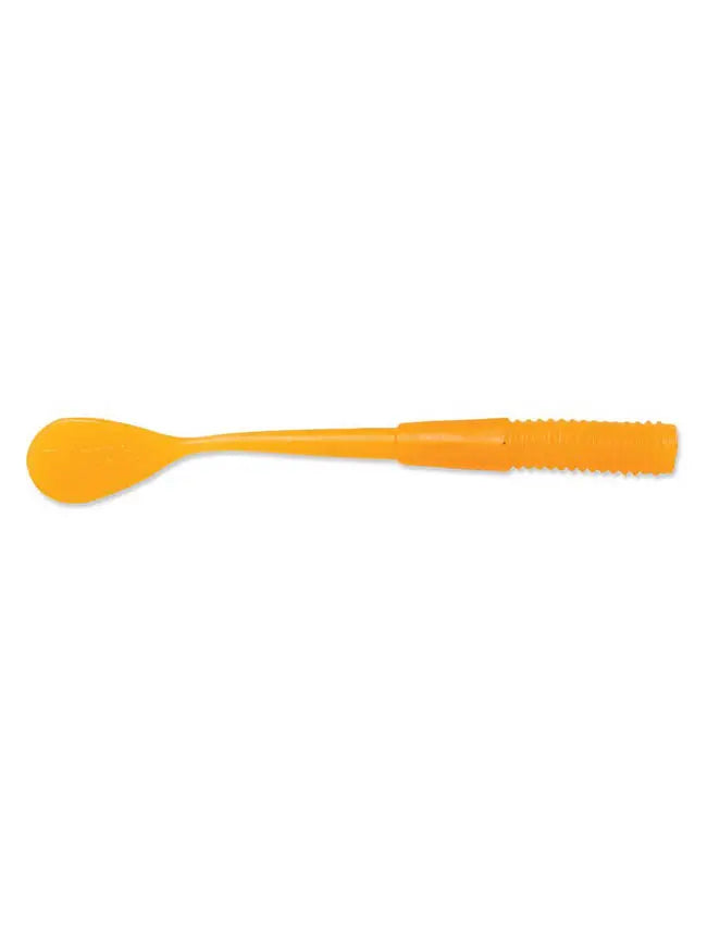 Luhr Jensen Steelhead Paddle Tail Worm 4" - UV Flame Orange 2610-003-1572