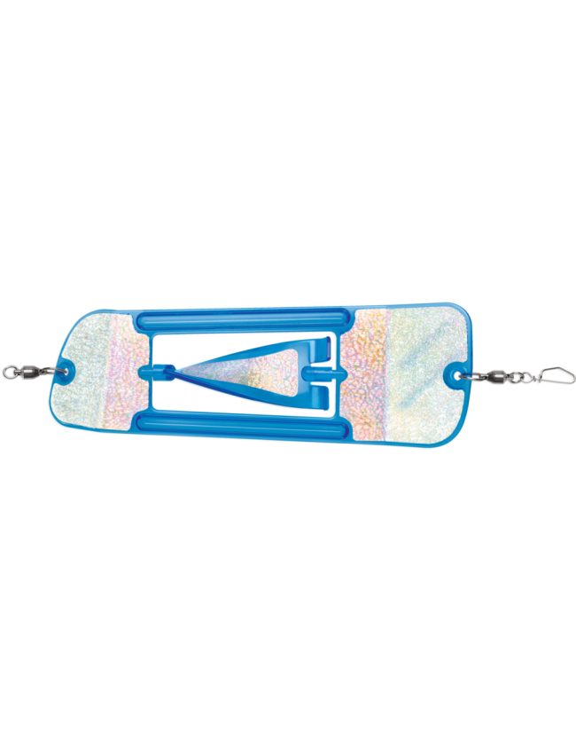 Luhr Jensen Coyote Cyclone Flasher 5800-000-6120 - Blue Crack Glow Moon Jelly - 8-1/4"