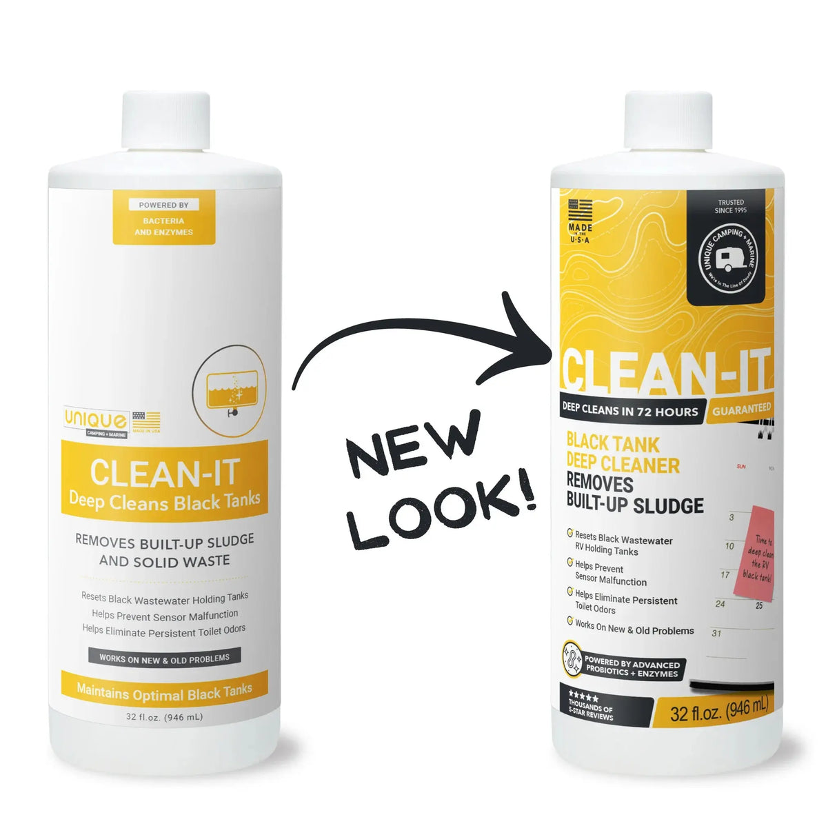 2. Clean-It RV Black Tank Cleaner Unique Camping + Marine