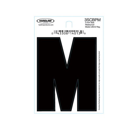 Dyer Boat Letter Solid Black - Single Pack - 1