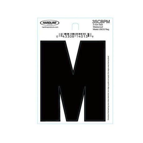 Dyer Boat Letter Solid Black - Single Pack - 1