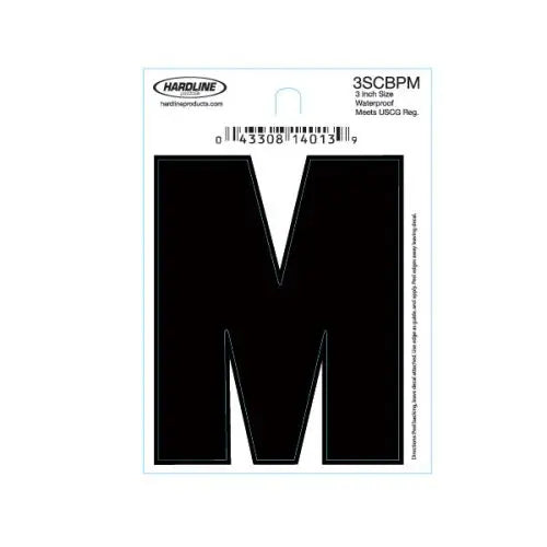 Dyer Boat Letter Solid Black - Single Pack - 1