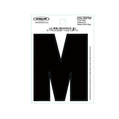 Dyer Boat Letter Solid Black - Single Pack - 1
