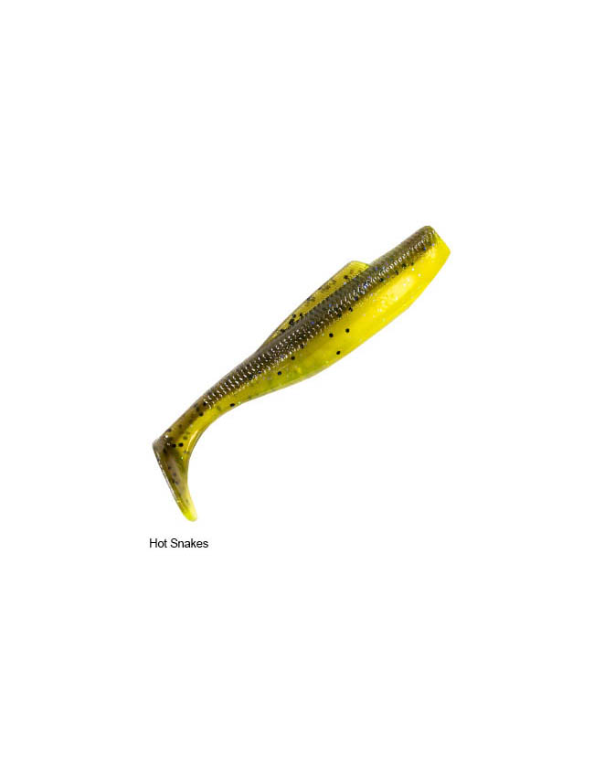 Z-Man ElaZtech DieZel MinnowZ - Hot Snakes DMIN-349PK5 - 4" - 5 Pack