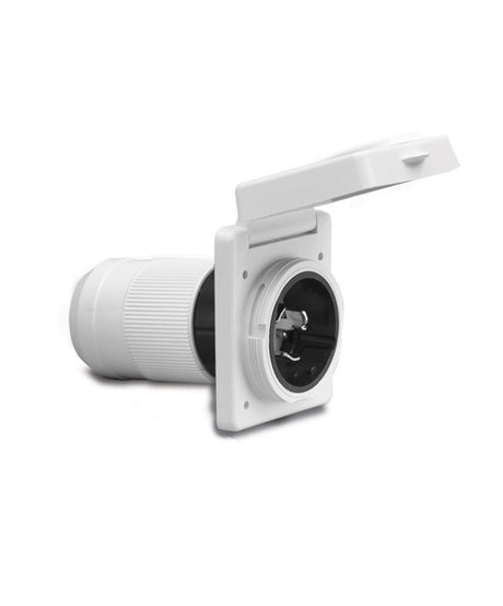 Shore Inlet 50A 125/250V White 6353EL-B