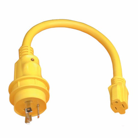 Marinco - Pigtail Adapter 30A Male to 15A Female 105SPP