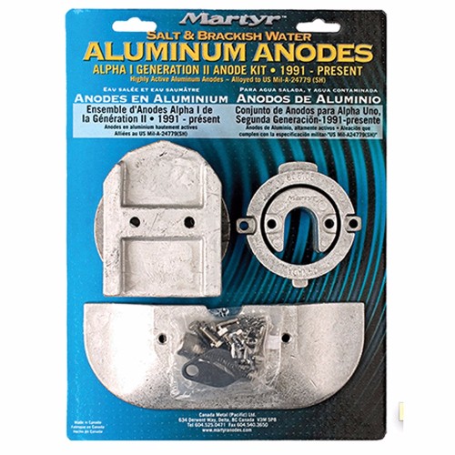 Martyr Alpha Anode Kits - Aluminum
