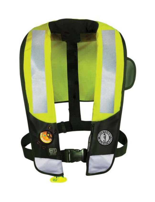 Mustang Inflatable H.I.T High Visibility Inflatable PFD - Auto Hydrostatic MD3153-T3