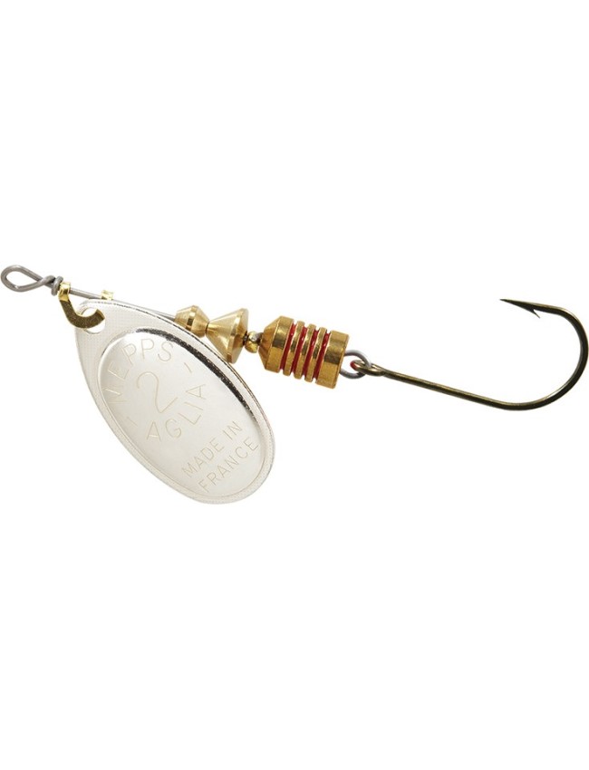 Mepps Aglia In Line Spinner - #2 (1/16oz) Silver Blade
