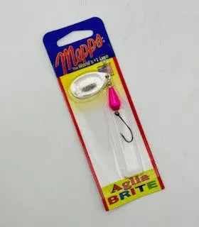 MEPPS AGLIA BRITE (PLAIN SINGLE) PINK/SILVER Mepps