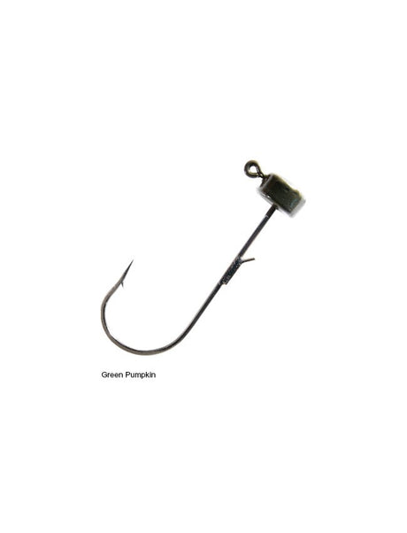 Z-Man Mag ShroomZ Jig Worm Jigheads - 1/8oz - Green Pumpkin MGH18-01