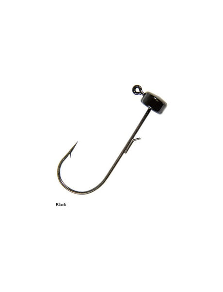 Z-Man Mag ShroomZ Jig Worm Jigheads - 1/8oz - Black MGH18-02
