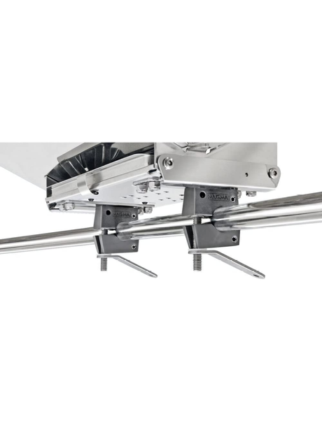 Magma BBQ Dual Horizontal Round Rail Mount 1-1/8" or 1-1/4" HD T10-585