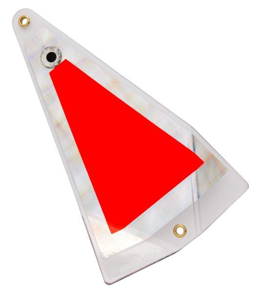 BIG AL'S FISH FLASH FLASHERS - MIRACLE MAN - PLAID ORANGE