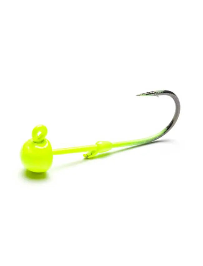 Mustad Addicted Worm Head 1/8oz - Chartreuse