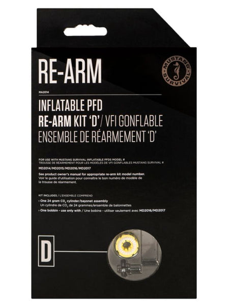 Mustang Re-Arm Kit Type "D" - 24g Auto/Manual with Bayonet MA2014