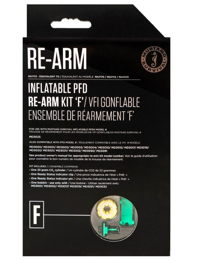 Mustang Re-Arm Kit "F" - 33g Auto/Manual (No Bayonet) MA7113