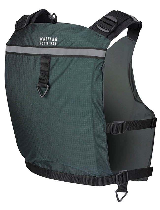 Mustang Topwater Foam Fishing Vest MV4112-GRN