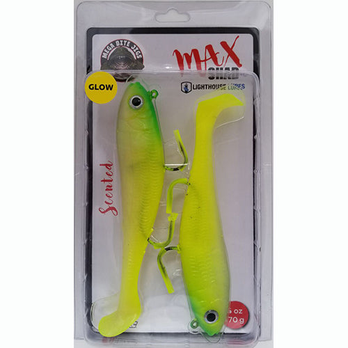 Lighthouse Max Shad 6oz Swimtail - Bazooka