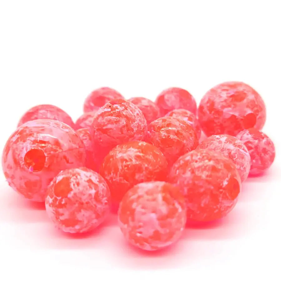 BNR Tackle Soft Beads - Motled Red BNR Tackle