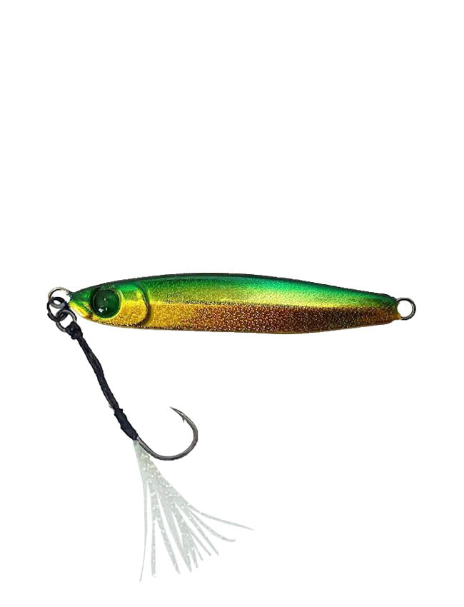 Mustad Mezashi Casting Jig - Green Gold - 40g