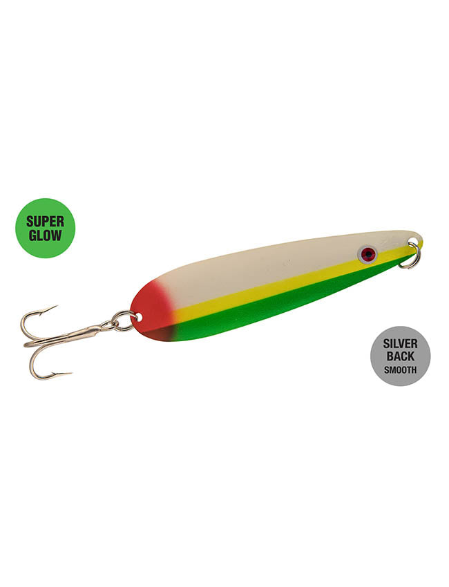 Northern King Lures 4D Trolling Spoon 3-5/16" - Glow Banana Split