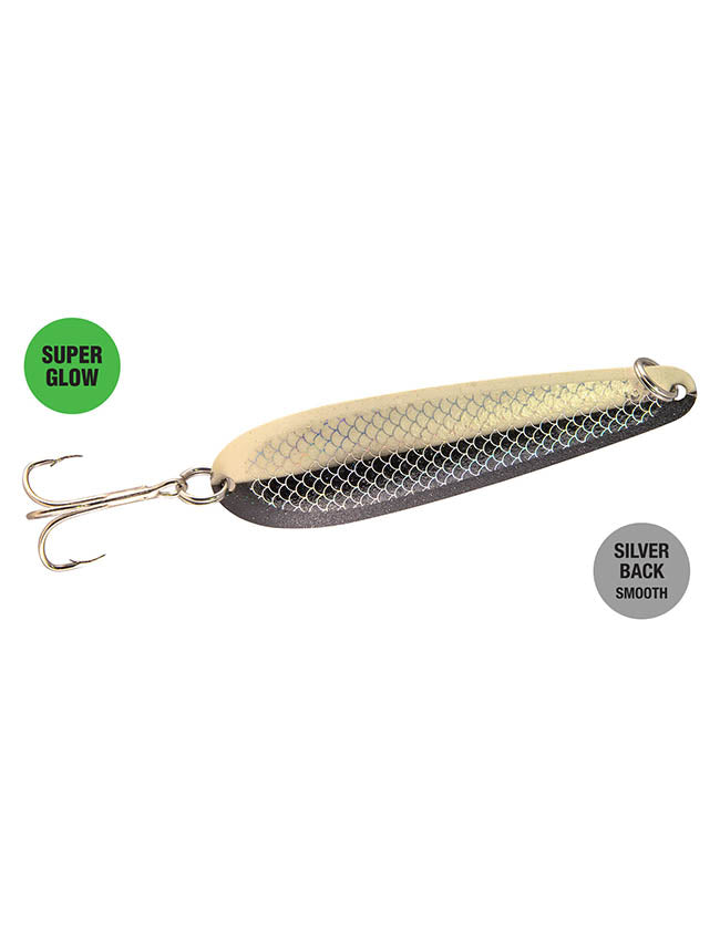 Northern King Lures 4D Trolling Spoon 3-5/16" - Glow Cop Cruiser